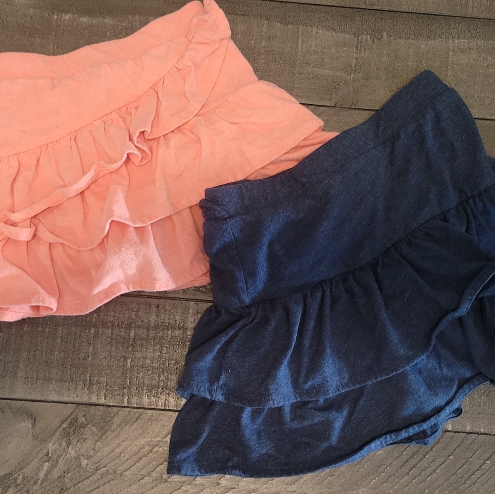 Girls skirts with built in shorts.